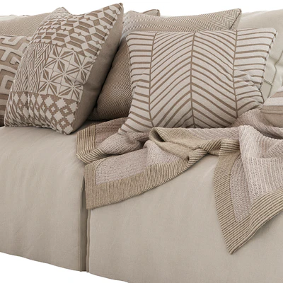Globewest Cove Seamed Sofa beige — Ver 4