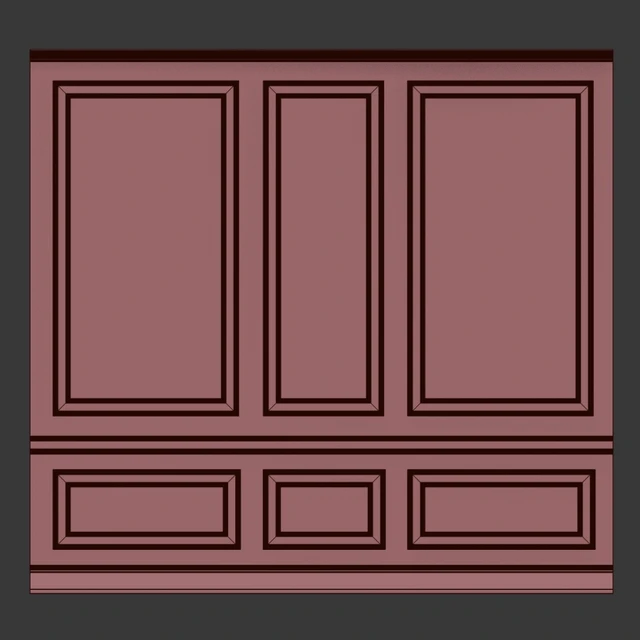 Стеновая панель - гипсовая лепнина — Скачать