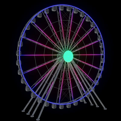 Ferris wheel 55 meters — Ver 7