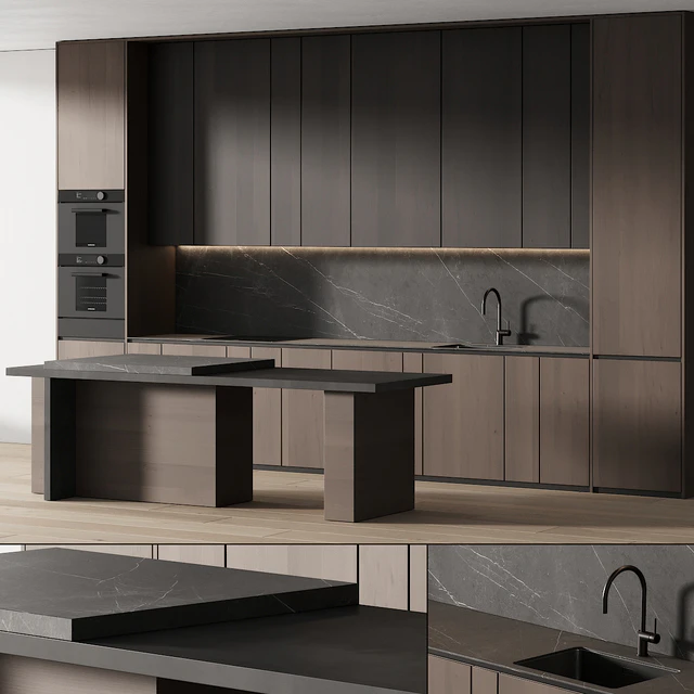 241 modern kitchen 14 minimal modern kitchen with island 05 — Скачать