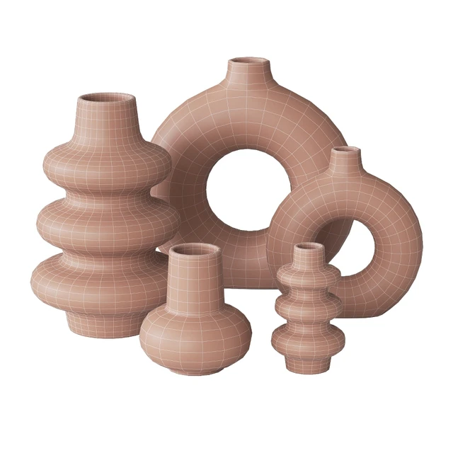 Керамические вазы H&M (Ceramic vases H&M) — Скачать