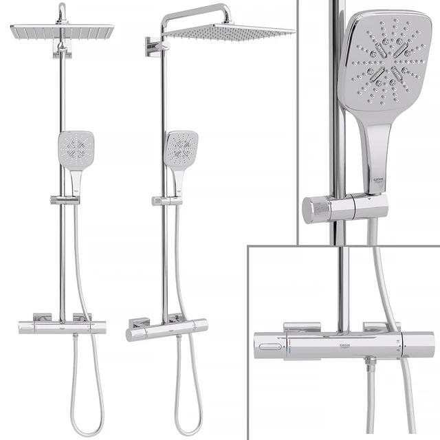 Shower system Grohe Rainshower Smartactive Cube 310 — Descargar