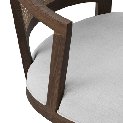 Lisbon Cane Swivel Desk Chair — Вид 5