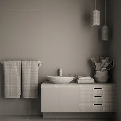 Bathroom Furniture I Мебель для ванной комнаты 04 — Вид 3