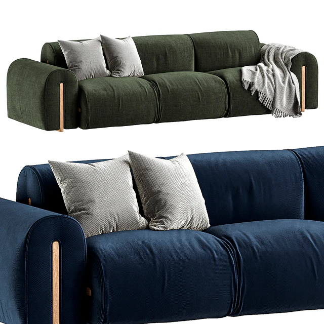 COLLE 3 seater Sofa by Natuzzi Italia — Скачать