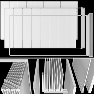Glass Sliding Partition Walls — Ver 4