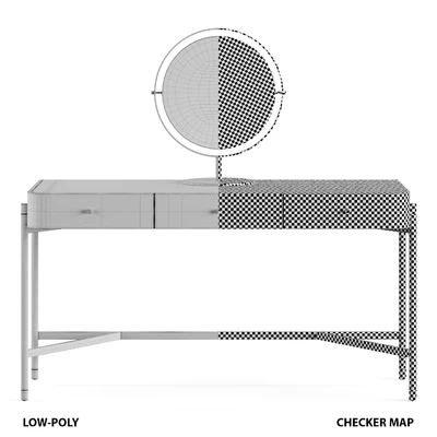 Laskasas Rosie Dressing Table — Ver 4