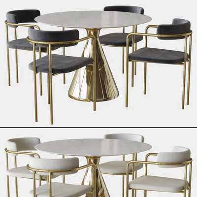 lenox dining chair and silhouette table west elm — View 3
