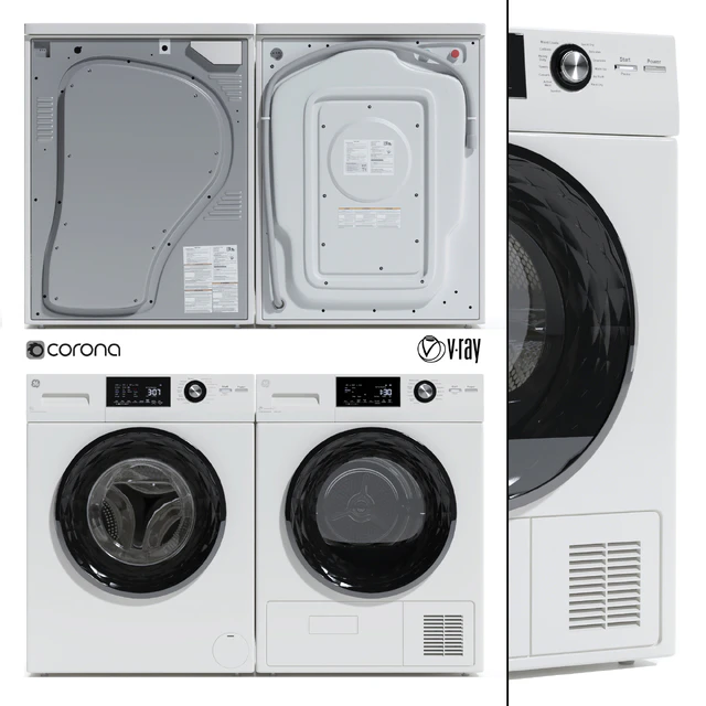 GE Washing machine and dryer — Descargar