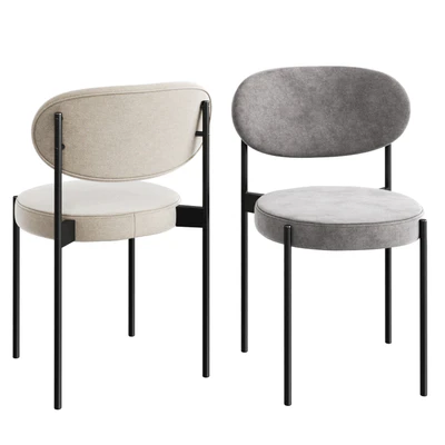 Verpan Series 430 Black Dining Chair — View 1