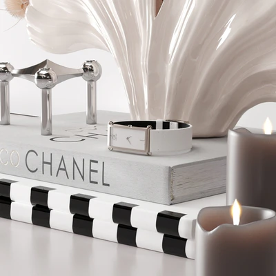Nude & Gray Decorative Set — Ver 5