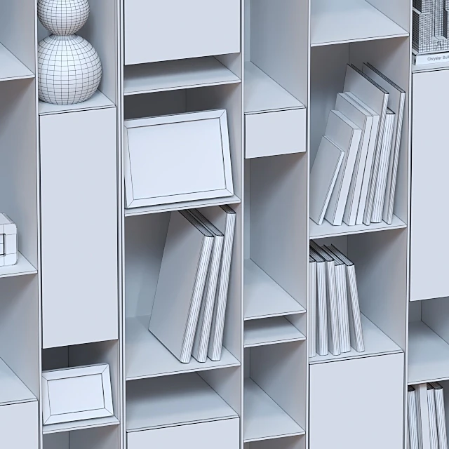 Шкаф и стеллажи MDF Italia Random. — Скачать