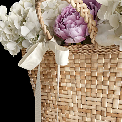 Basket with flowers — Вид 6