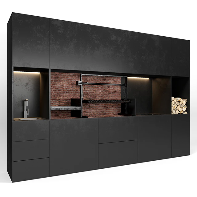 Bbq with electric kitchen — Скачать