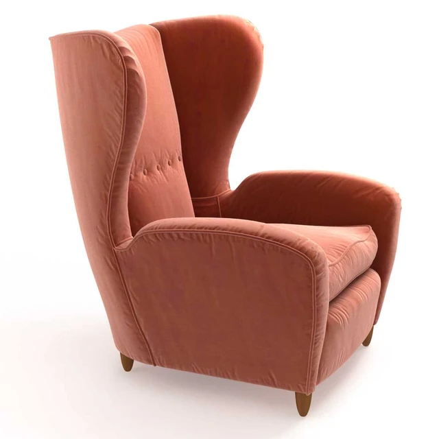 Armchair in the style of Paolo Buffa — Скачать
