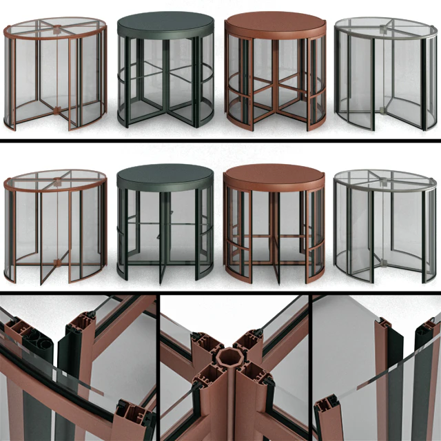 Вращающийся входные двери / Revolving entrance doors — Скачать