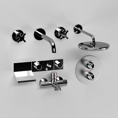 Bathroom accessories collection — Ver 3