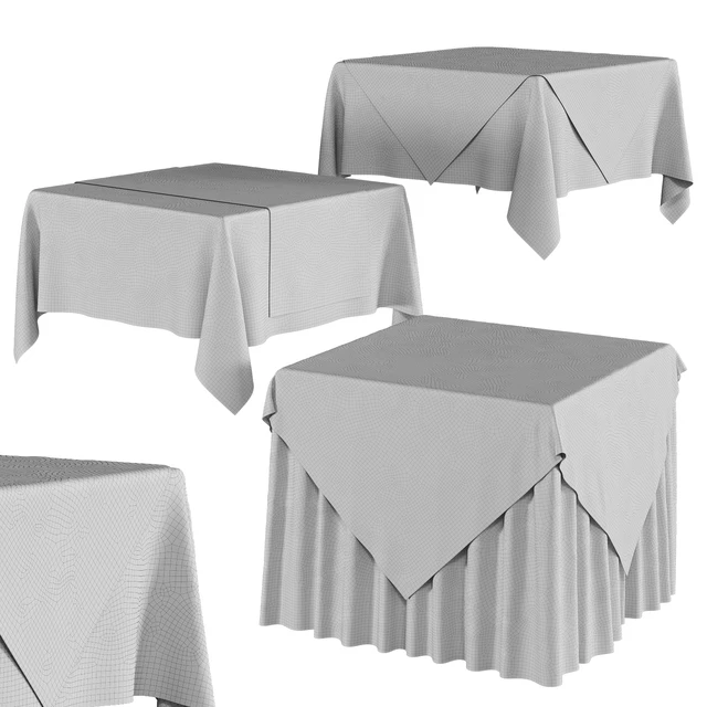 Tablecloth on a square table — Descargar