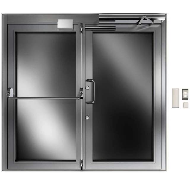 Metal swinging fire doors — Descargar