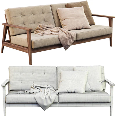 Wood Sofa — Ver 3