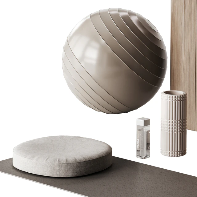 Yoga and pilates studio closet with equipment 1 — Скачать