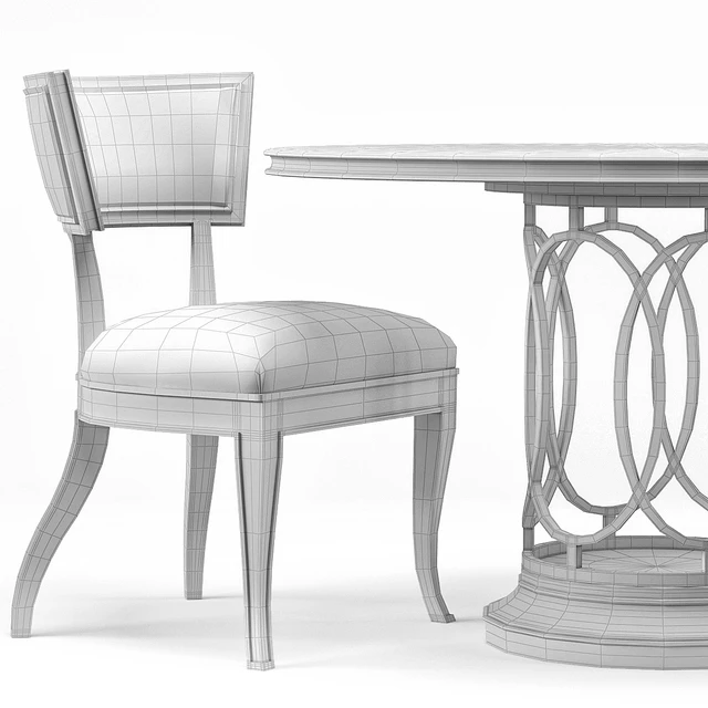 Sabrina Round Dining Table, Sadowa Dining Chair — Скачать