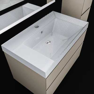 Тумба с раковиной CUBO 80 Kerama Marazzi — Вид 4