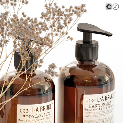 LA Bruket decor set for bathroom with dry flowers — Вид 3