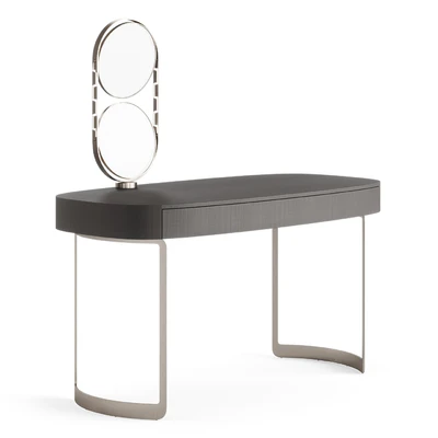 FENDI CASA MOONLIGHT LADY DESK (Charcoal Fiddleback Sycamore) — Вид 5