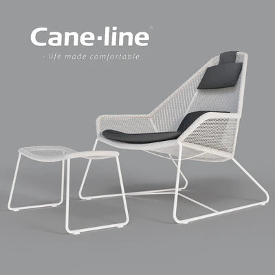 Breeze highback chair / footstool — Ver 3