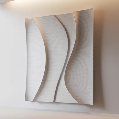 Abstract composition. Relief. Plateau. 9 — Ver 4