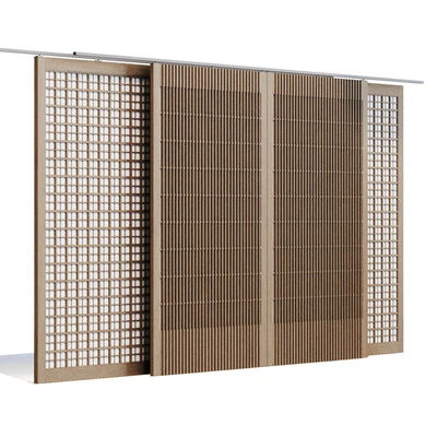 Sliding partition Japandi — Ver 4