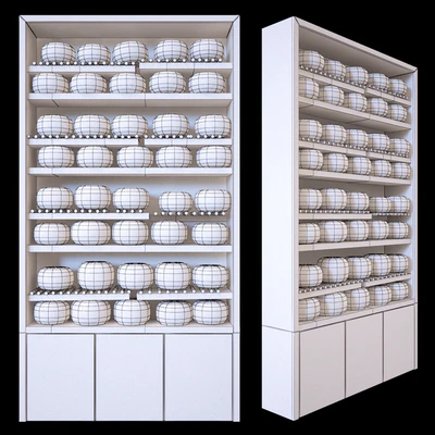 Shelves with cheese — Ver 2