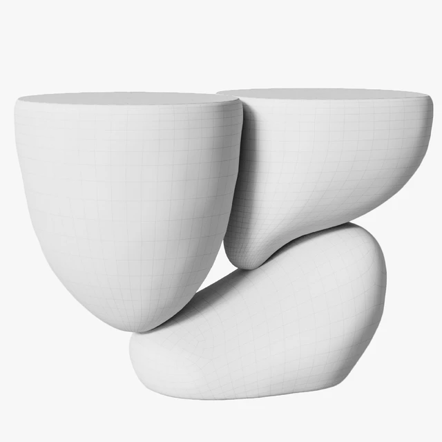 Side table TRES BLACK by Mauro Mori / Circa — Descargar