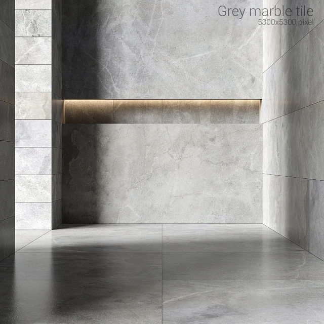 Grey marble tiles 2 — Скачать