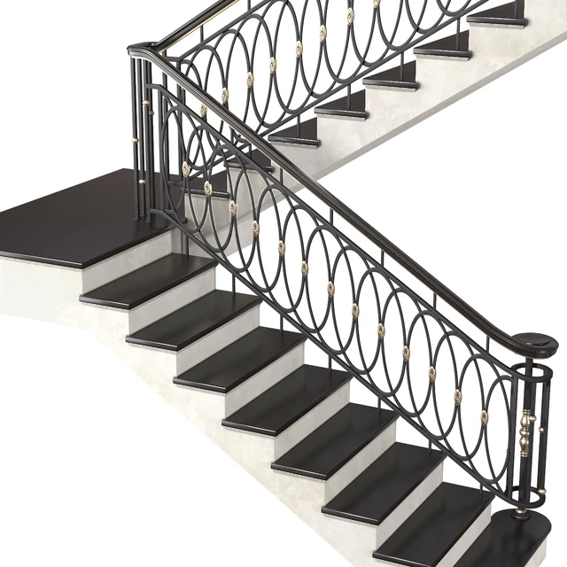 Современная лестница в стиле Ар-деко.Modern interior stair — Скачать