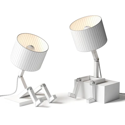 Table lamp artistic Trisdar robot — Ver 2