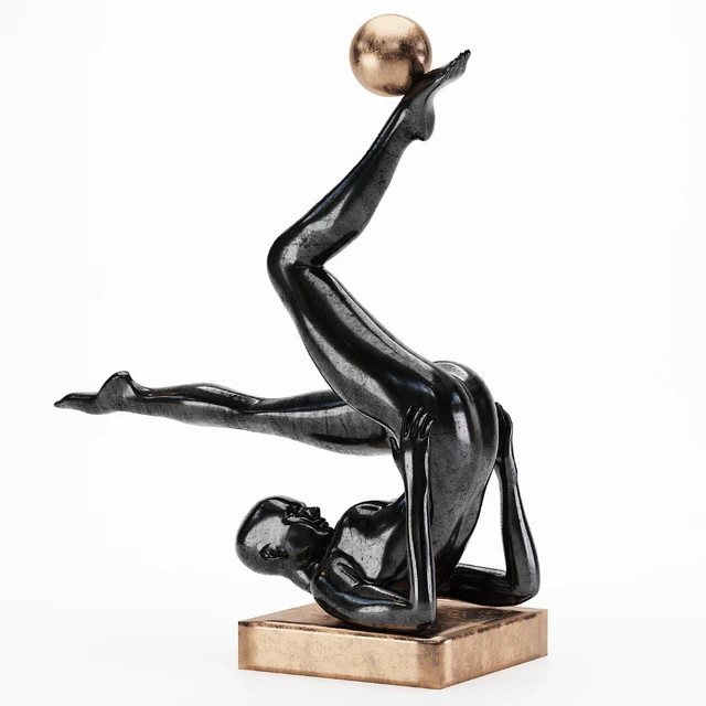 Decor People Sculpture Yoga — Descargar