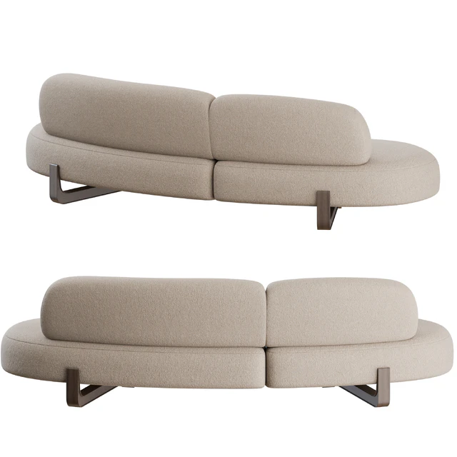 Vao 250 Curved Sofa by Paolo Castelli — Скачать