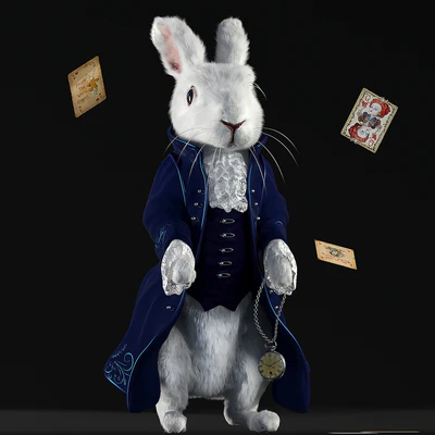 White Rabbit from "Alice in Wonderland" — Ver 1