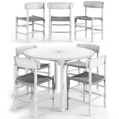 AVE Borge Mogensen Shaker Chair & Dining Table — Вид 3