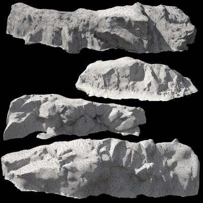 Rocks and cliff — Ver 3