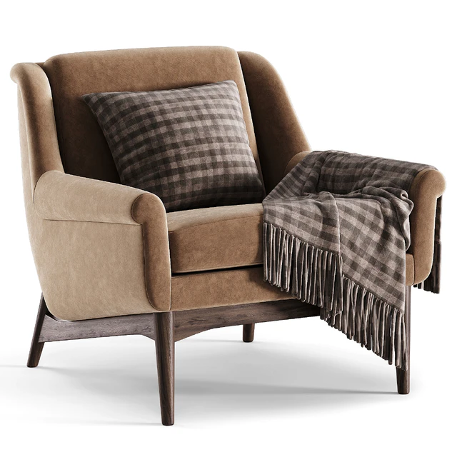 Lulu White Small Armchair — Descargar