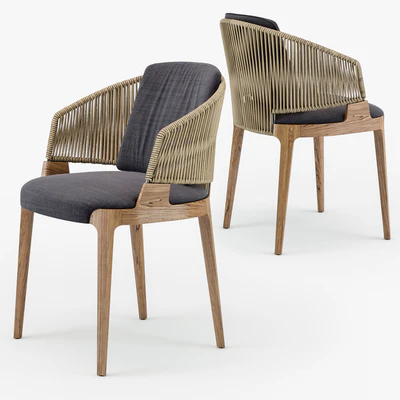 Potocco Velis hand weaved armchair — Ver 3