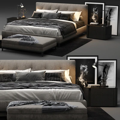 Minotti - Andersen Quilt Bed — Ver 3