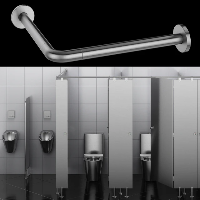 Sanitary partitions for public toilets FunderMax 2 (designer) — Descargar