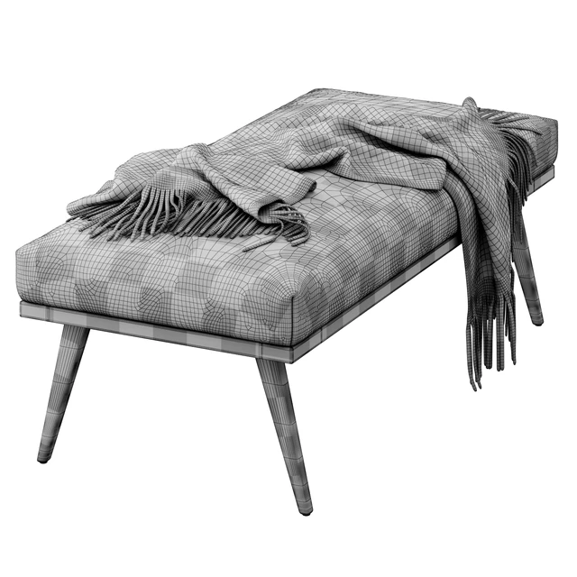 Cavett Wood Frame Bench Crate&Barrel — Скачать