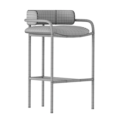 West Elm-Lenox Velvet Counter Stool — Ver 3