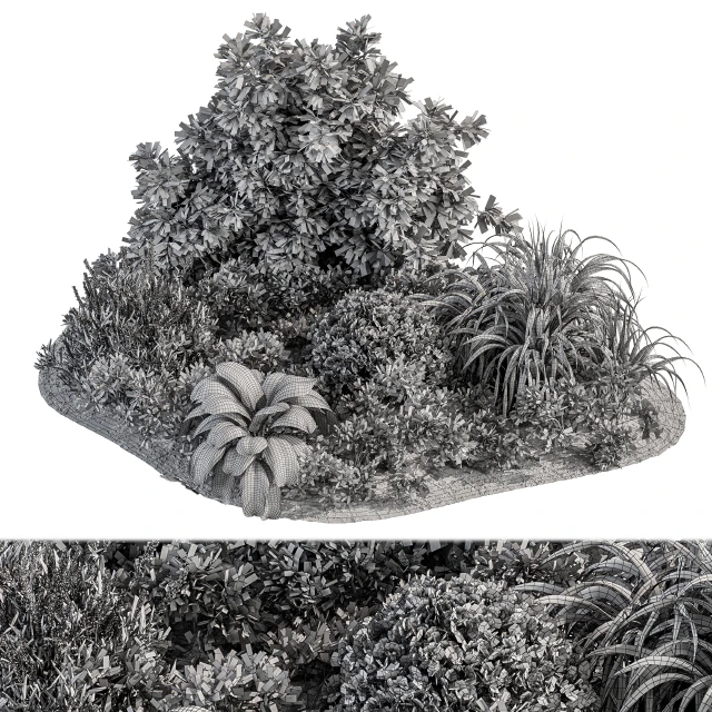 Garden set ivy and Bush - Garden Set 20 — Descargar