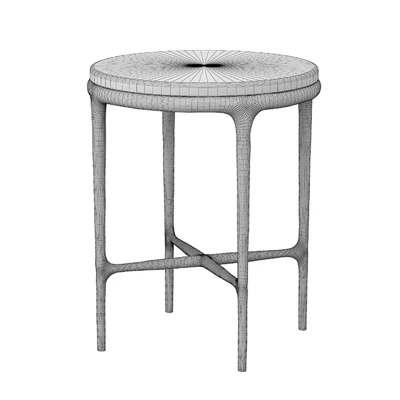 HADDEUS MARBLE ROUND SIDE TABLE — Вид 4